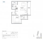 1BHK Floorplan